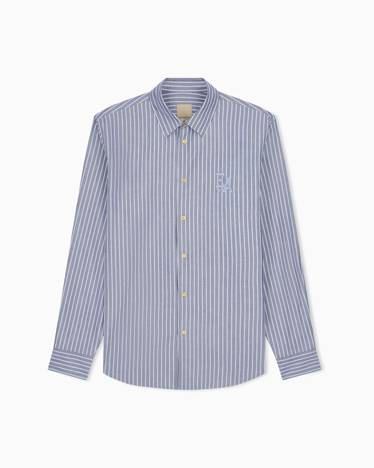 STRIPED LYOCELL-BLEND SHIRT BOTEH CAPSULE - 1