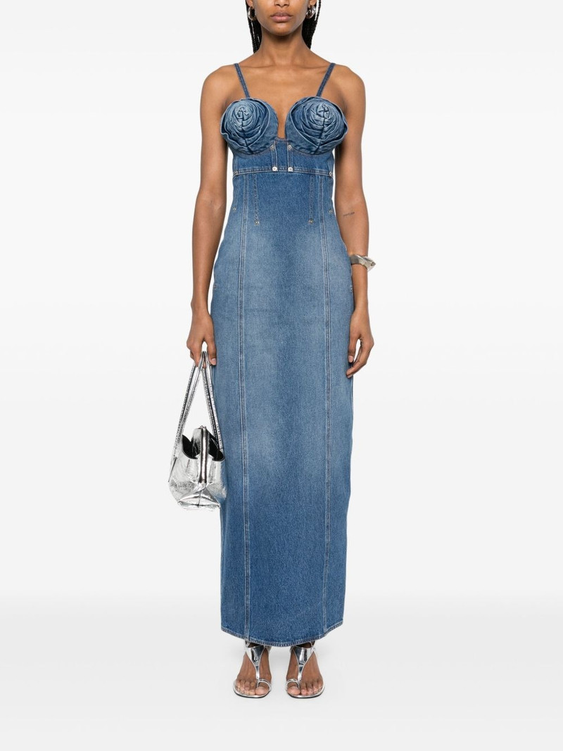 Jean Paul Gaultier denim maxi dress outlook
