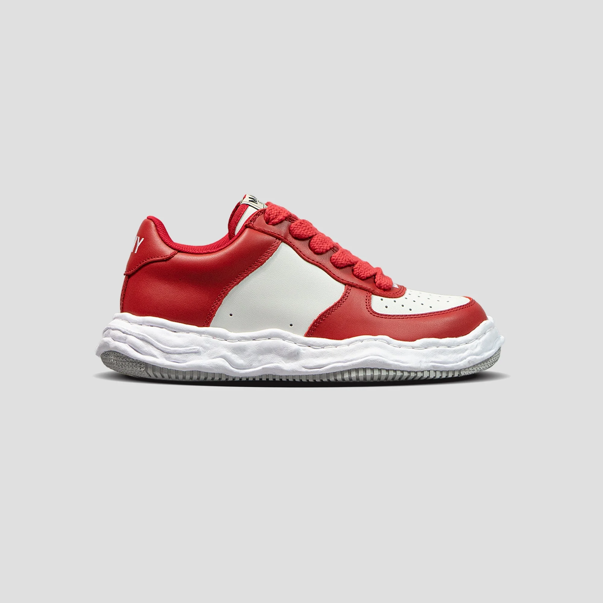 WAYNE OG SOLE LOW-TOP LEATHER SNEAKERS - 1