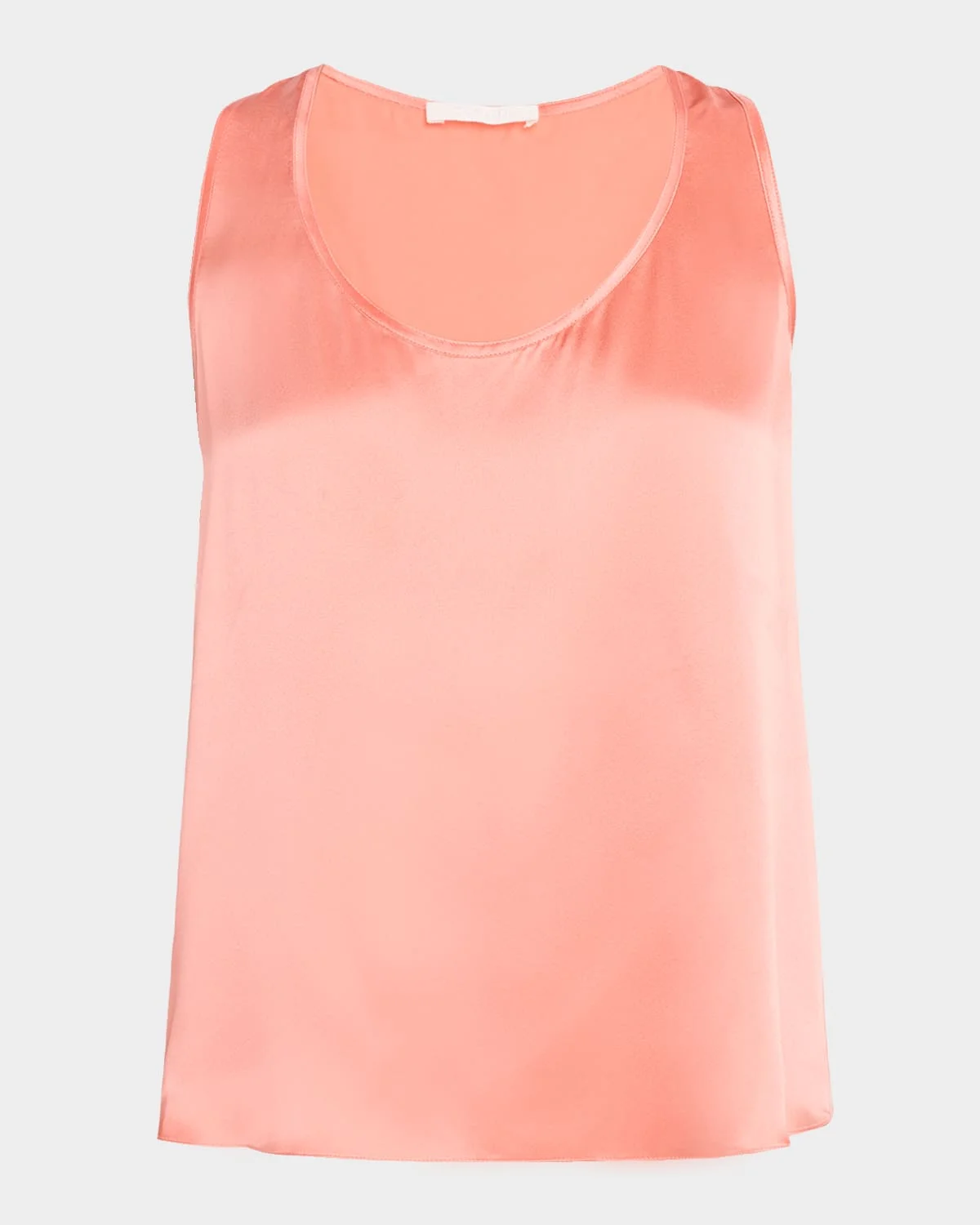 Claudia Silk Scoop-Neck Tank Top - 1