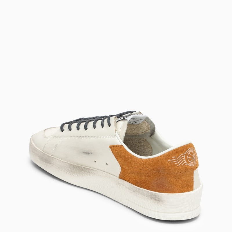 Golden Goose Low Stardan White/Purple/Mustard Trainer Men - 4