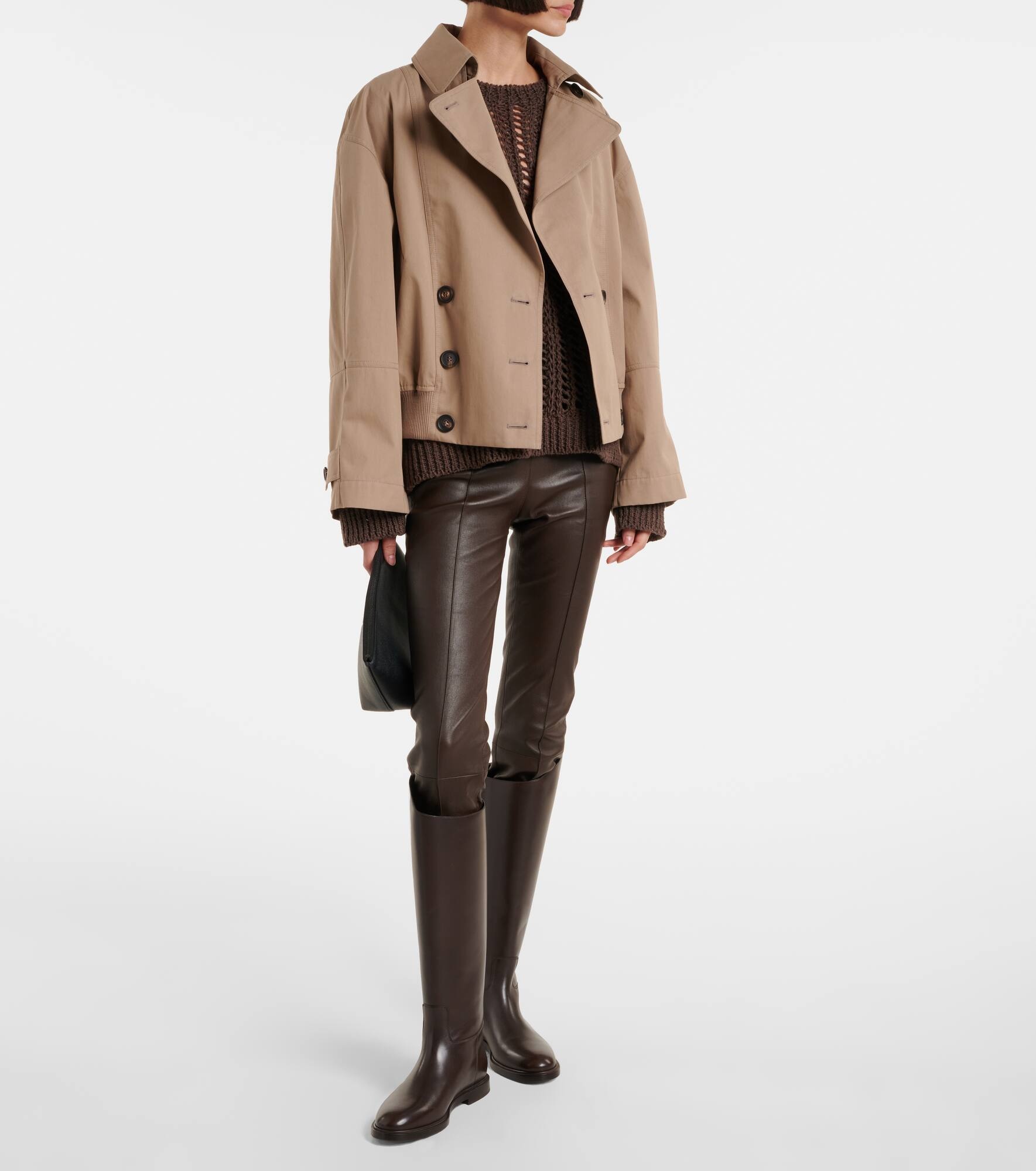 Leather slim pants - 2