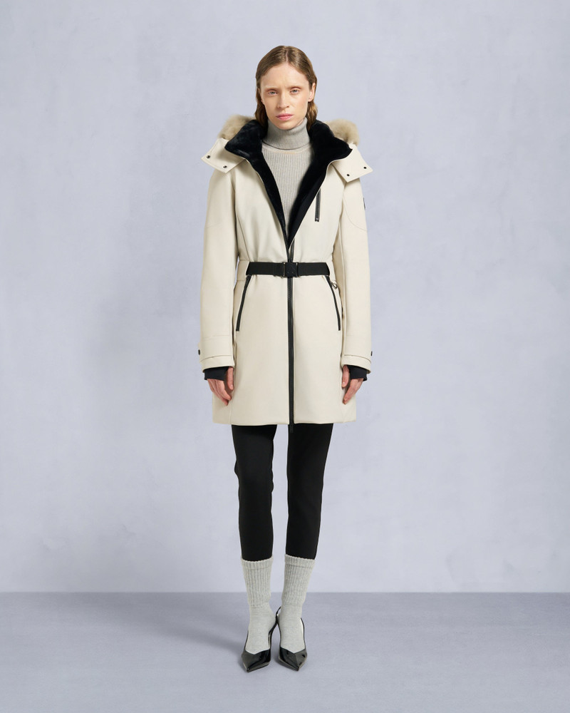 MOOSE KNUCKLES WINGROVE SHEARLING TRIM DOWN PARKA outlook