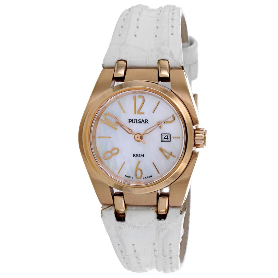 Pulsar - Pulsar Classic Quartz White Dial Ladies Watch PXT658X1 - 1
