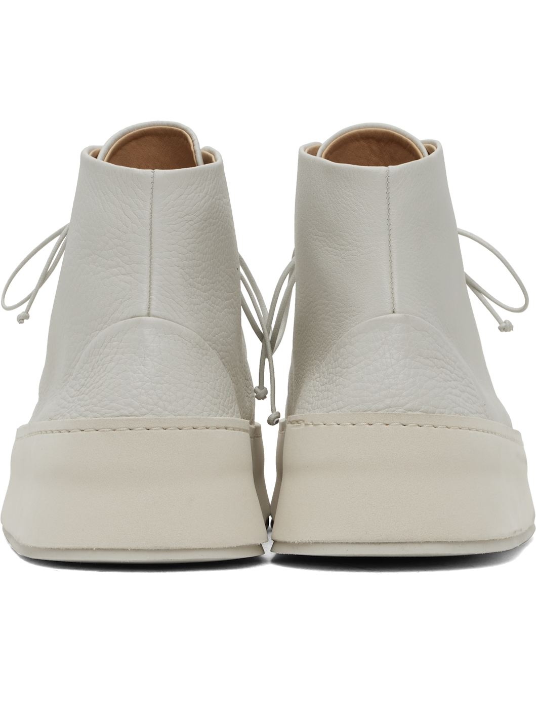 SSENSE Exclusive White Cassapana Ankle Boots - 2
