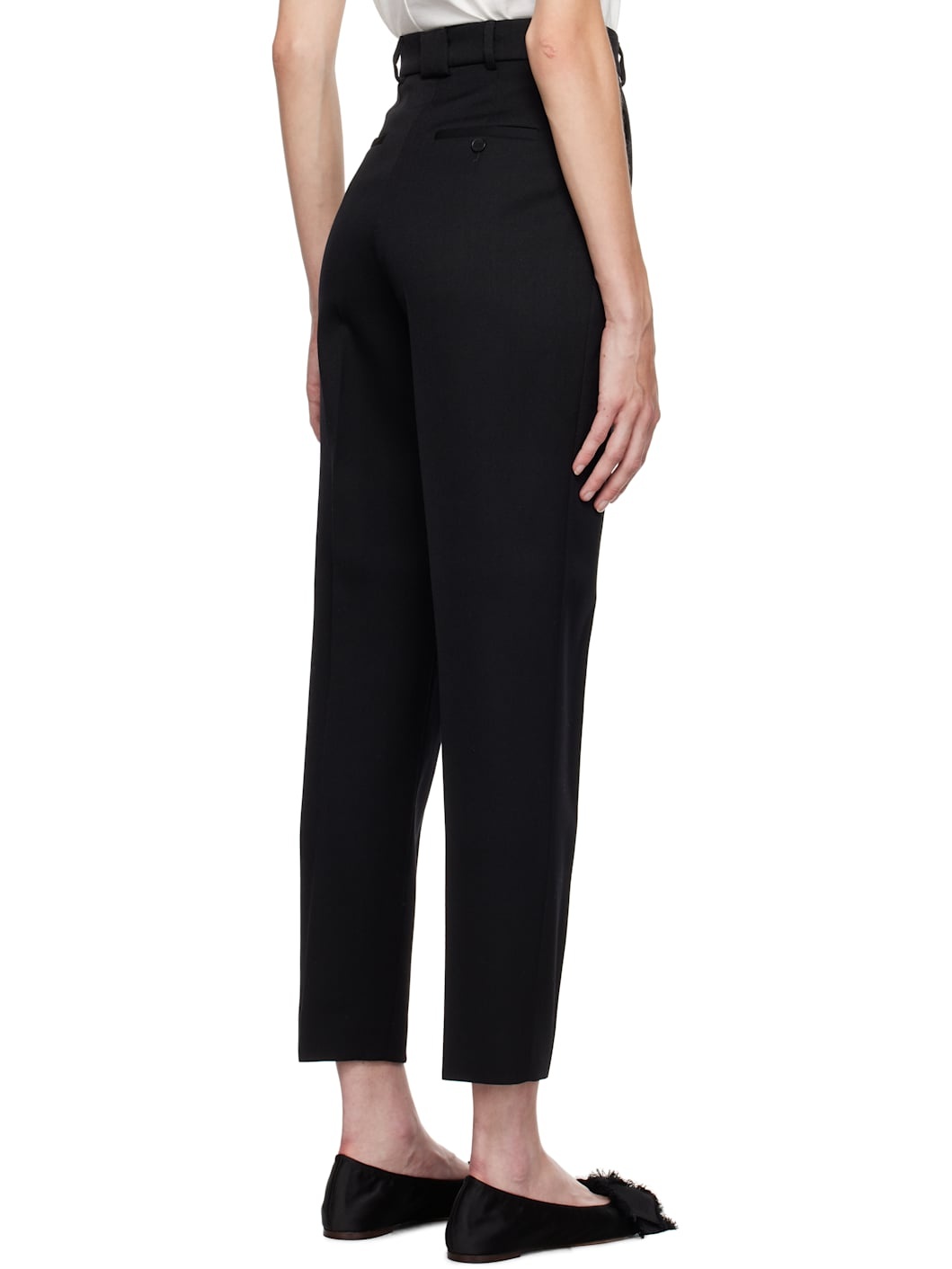 Black Cigarette Trousers - 3