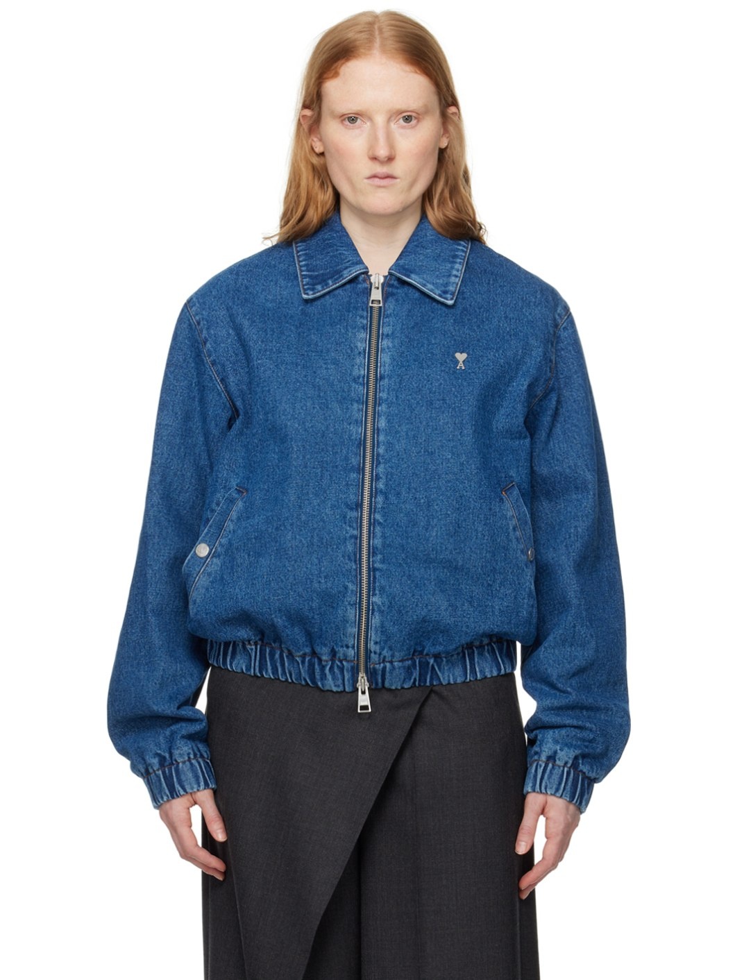 Blue Ami de Cœur Denim Jacket - 1