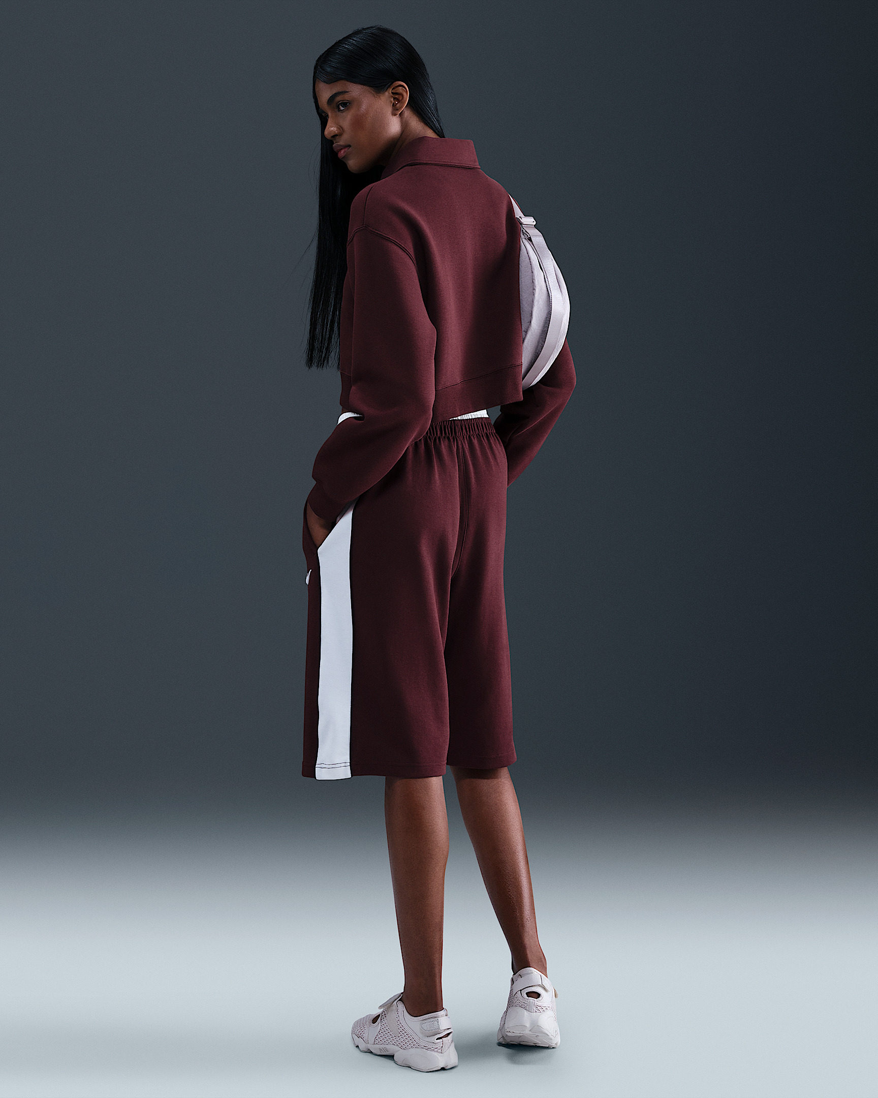 Nike Sportswear Phoenix Fleece Women's Loose Collared Pull-Over Top - 5