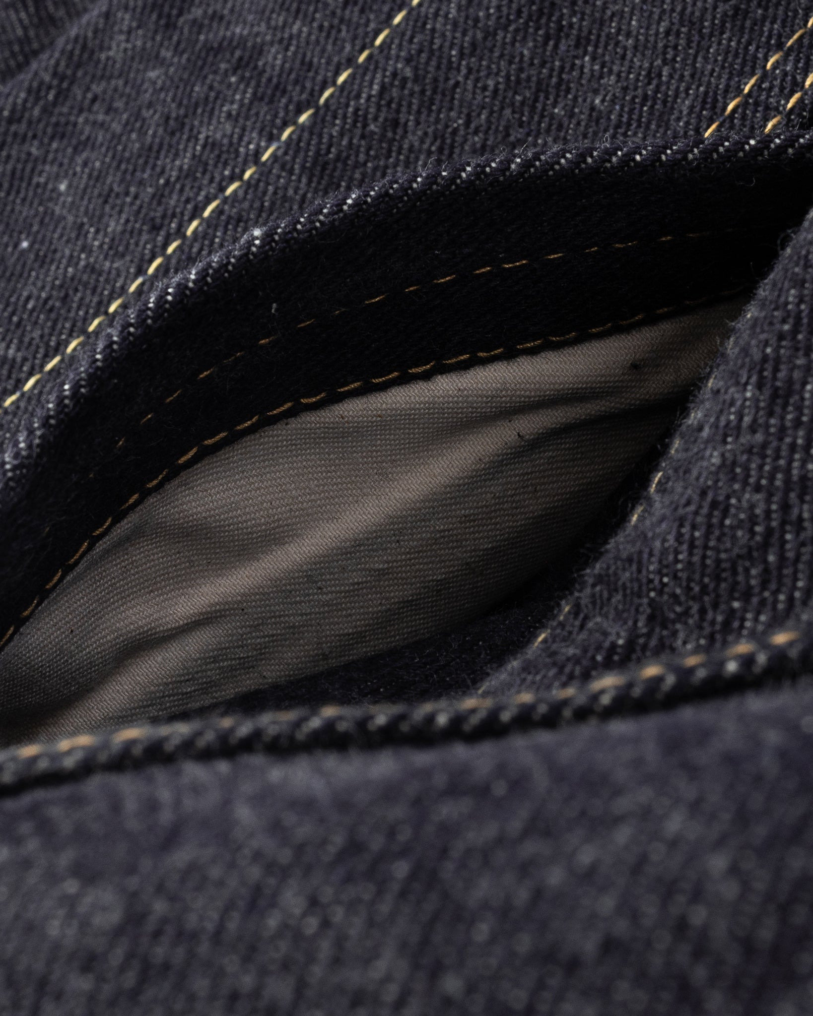 IH-526L 19oz Left-Hand Twill Selvedge Denim Type III Jacket - Indigo - 16