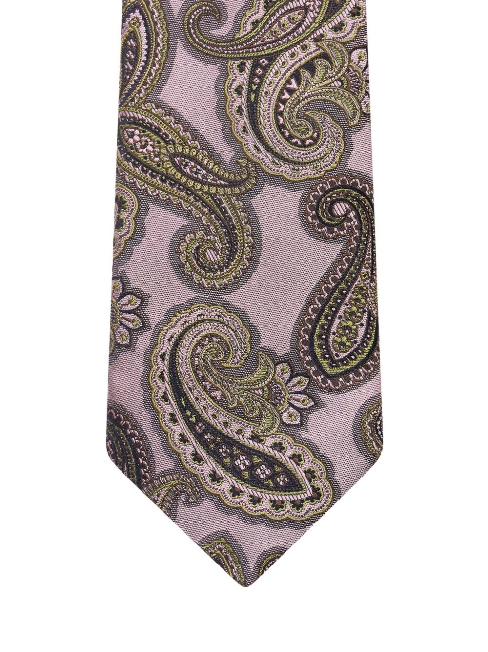 paisley-pattern silk tie - 3