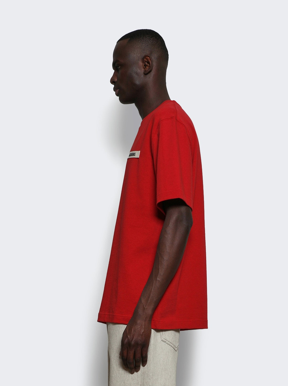 Le Tee Gros Grain Dark Red - 3