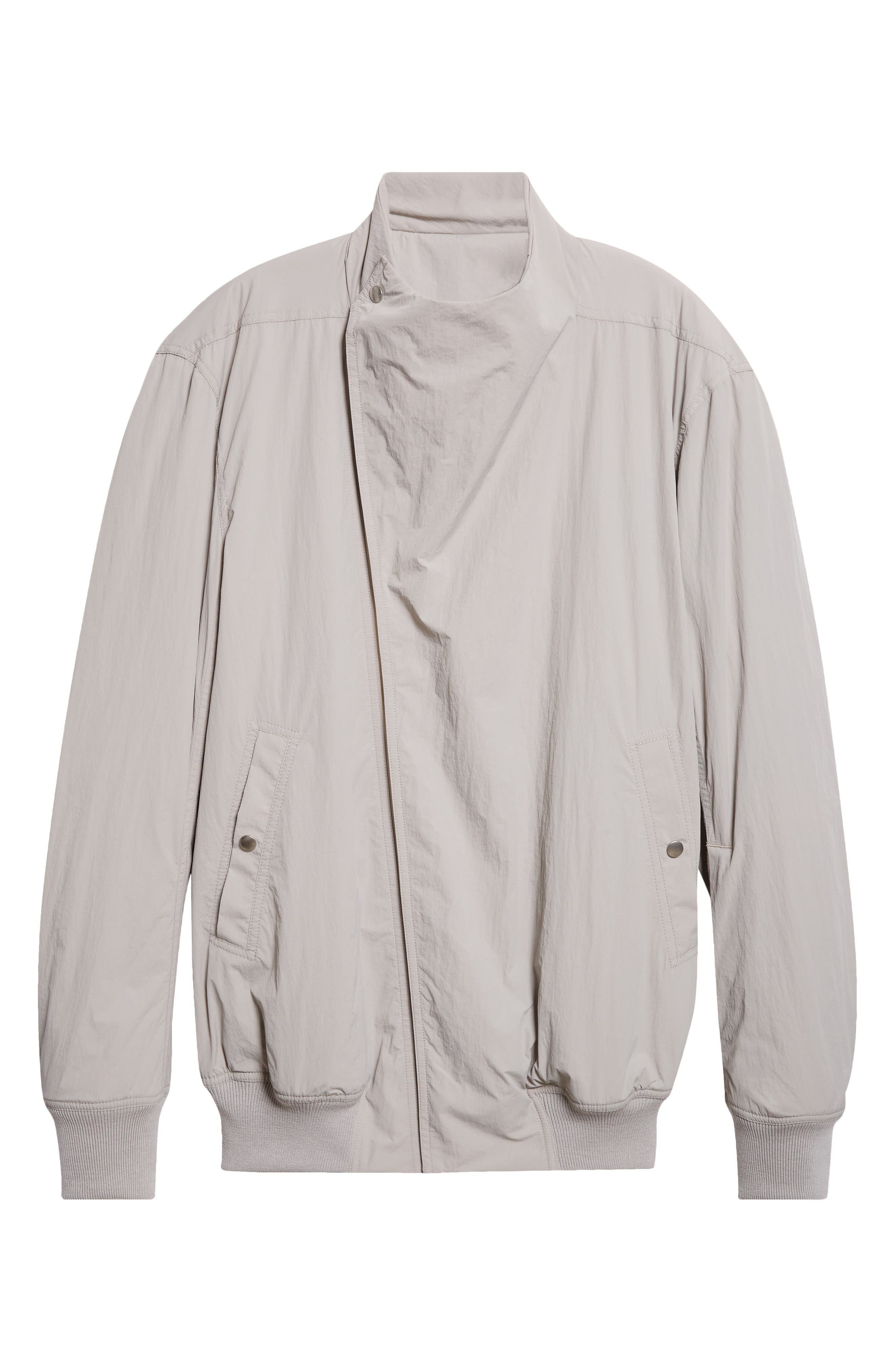 Rick Owens Hollywood Leopard Print Trench Coat in Pearl at Nordstrom - 7