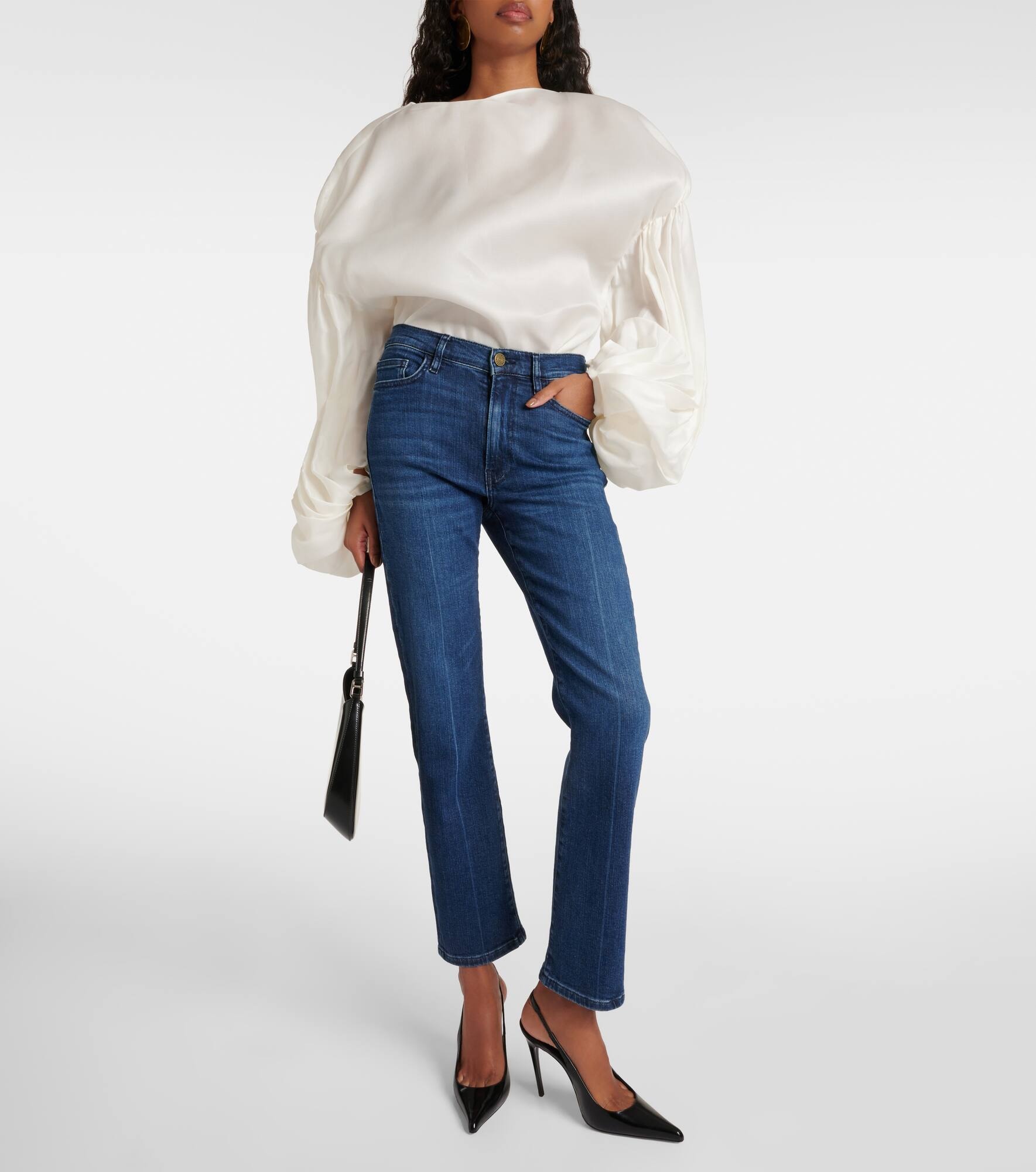 Le High Straight mid-rise jeans - 7