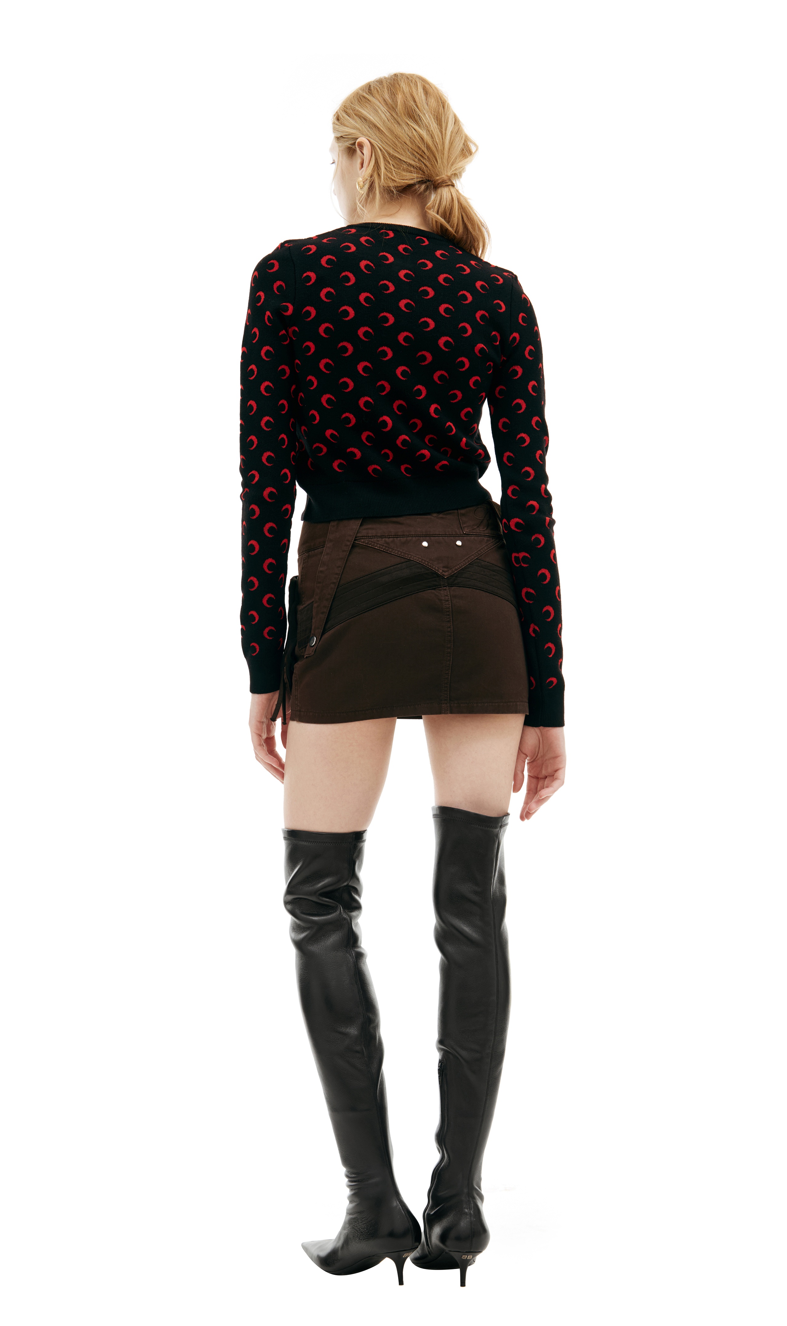 MONOPRINT WOOL CARDIGAN - 3