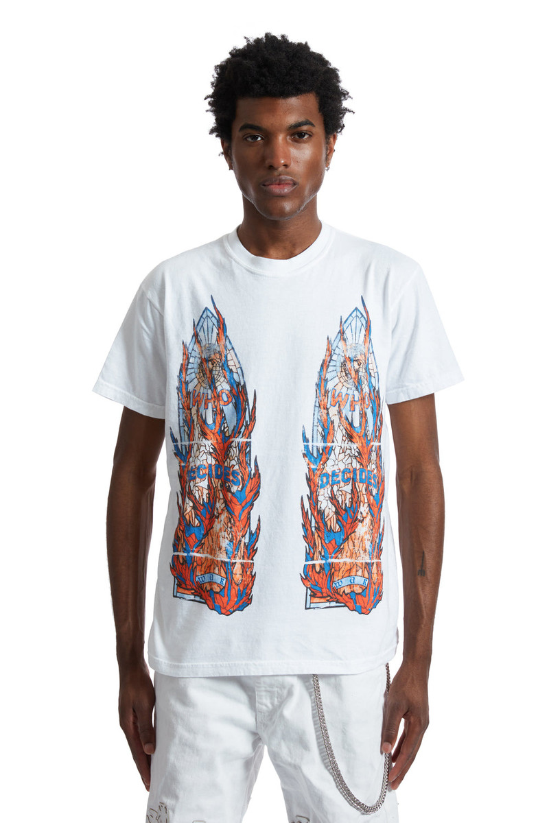 NYC Flame Glass T Shirt 4