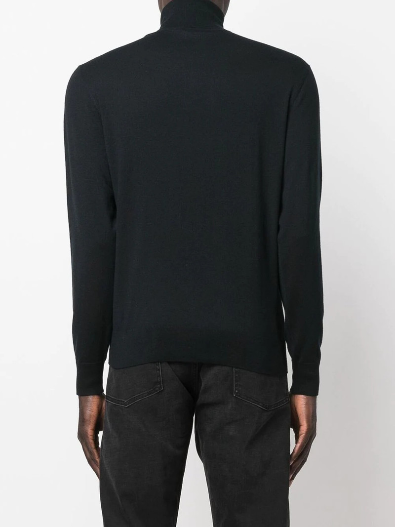 roll-neck cashmere jumper 4