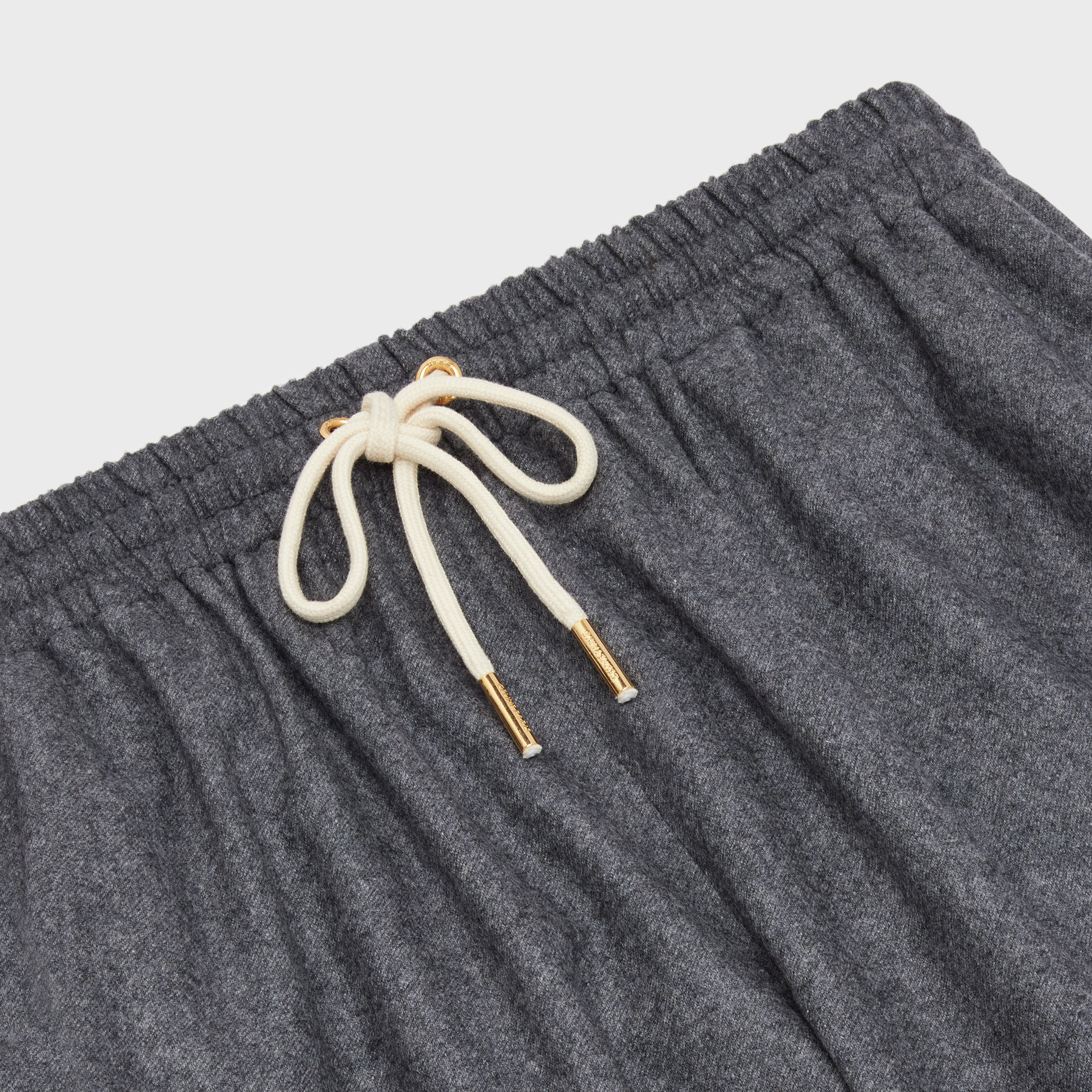 Straight jogging pants in Cashmere flannel - 3