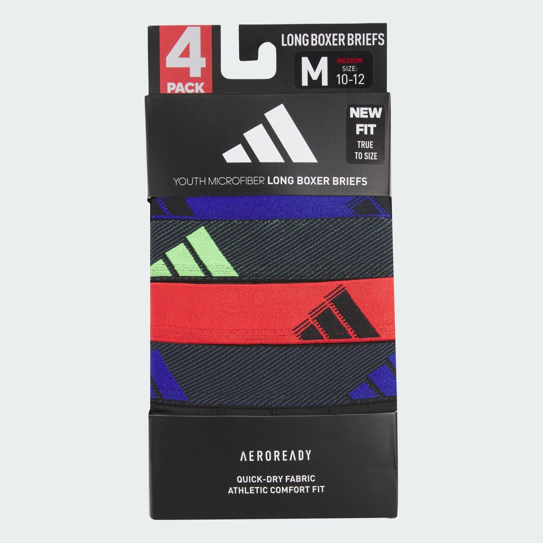 Youth Microfiber Long Boxer Briefs 4-Pack - 2