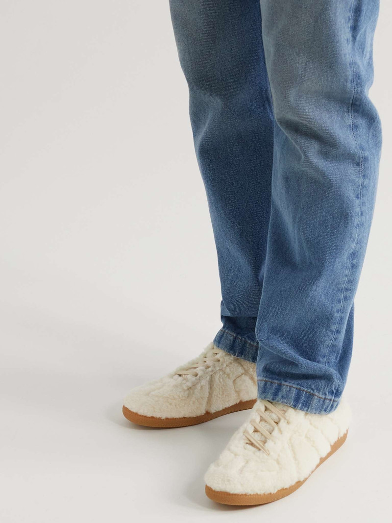 Maison Margiela Replica Faux Shearling Sneakers outlook