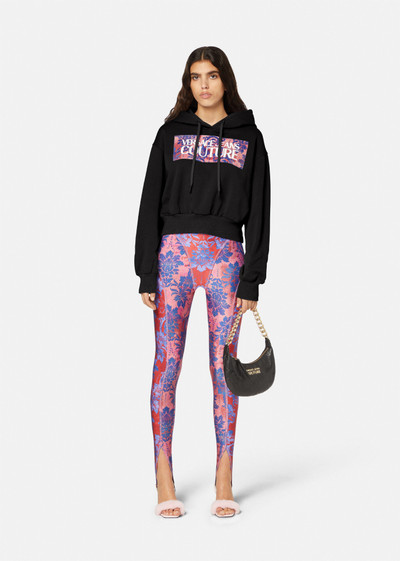 VERSACE JEANS COUTURE Tapestry Couture Logo Hoodie outlook