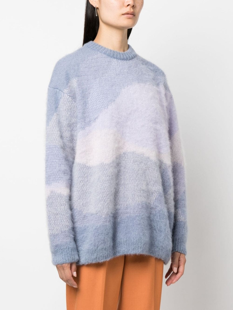 Eclipse patterned intarsia-knit jumper 3