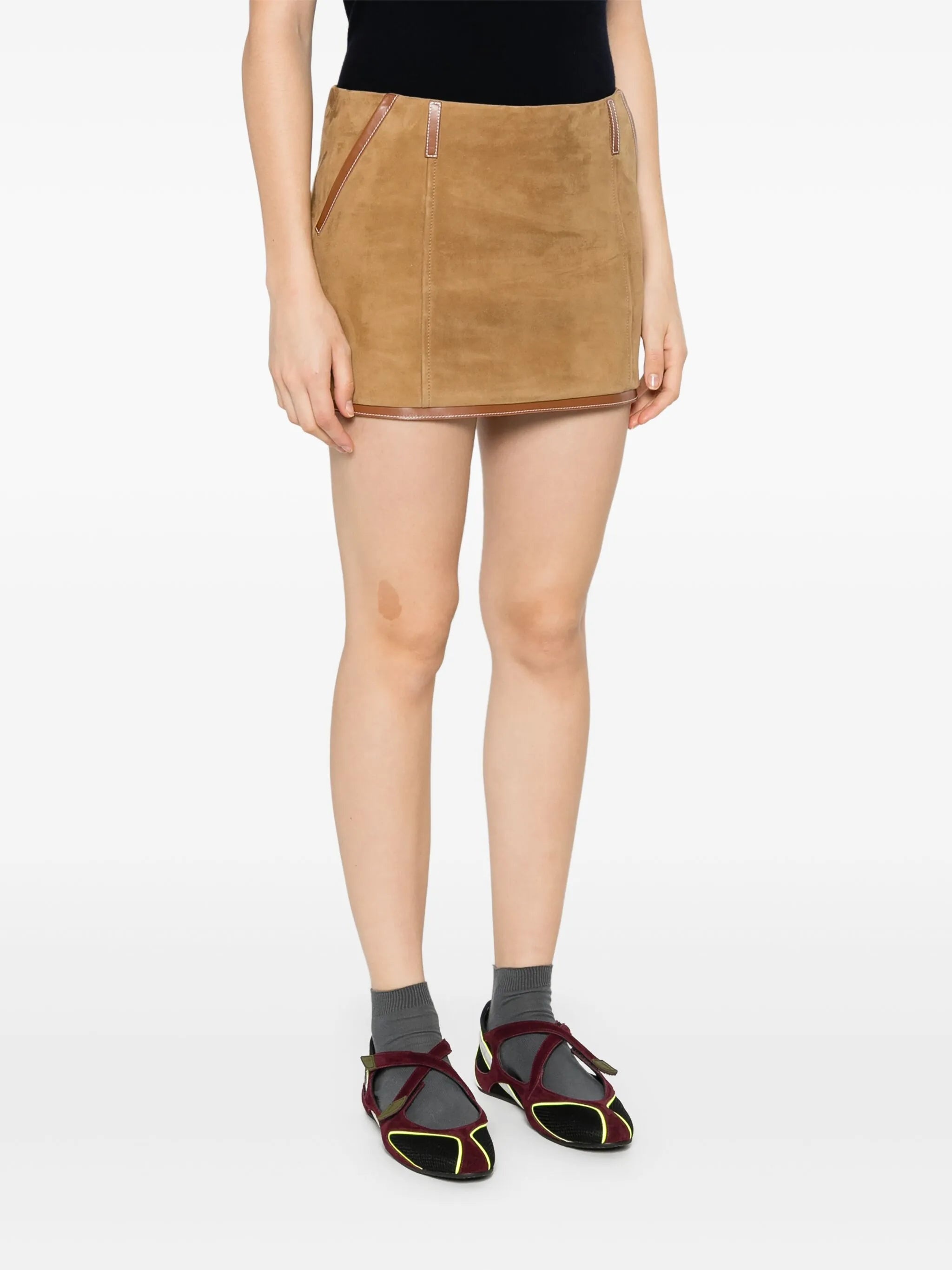 Logo-patch Mini Skirt - 4
