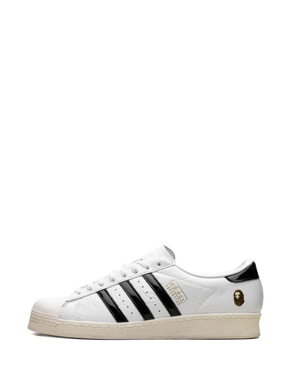 x A Bathing Ape Superstar Vintage "White Black" sneakers - 5