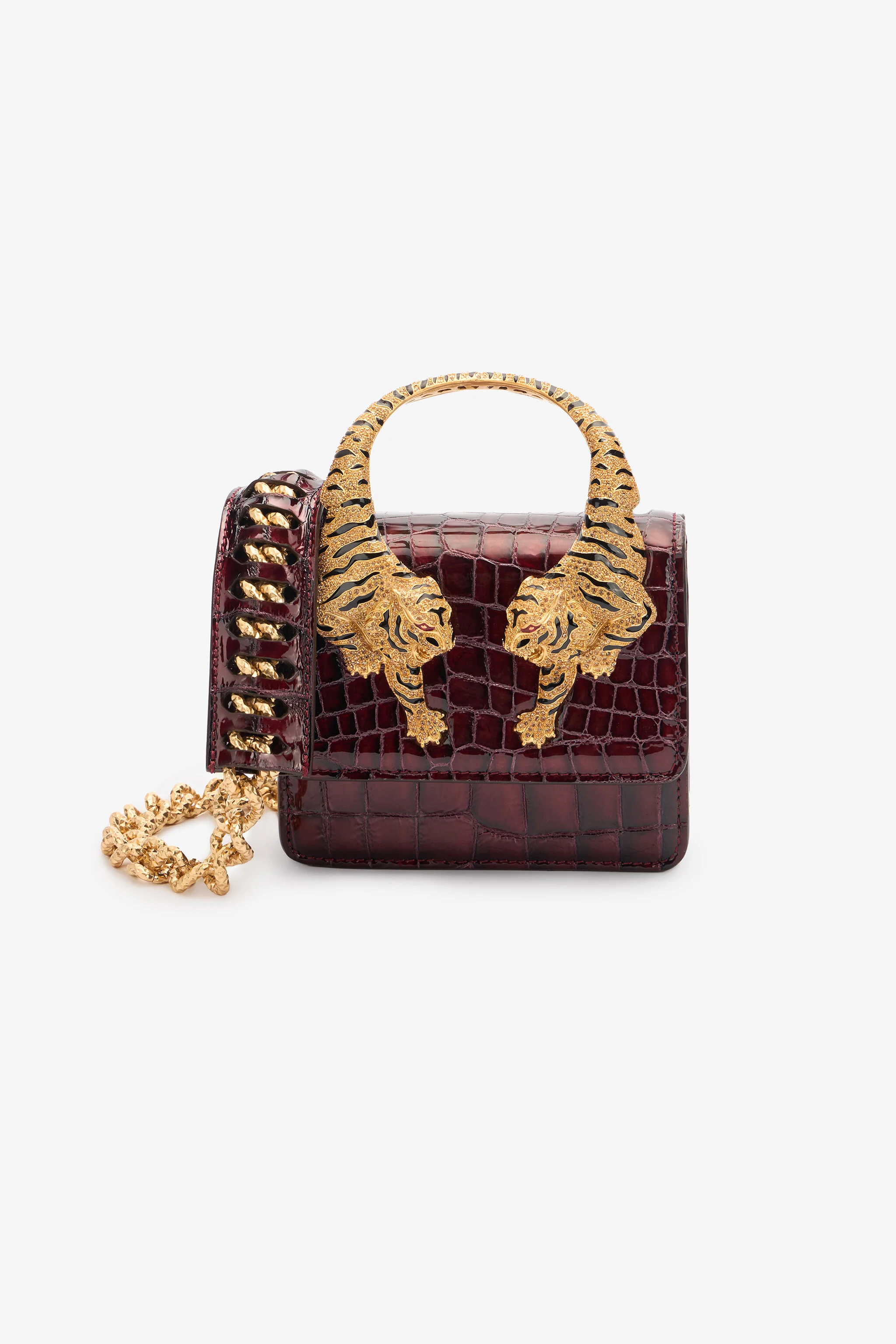 Crocodile-Print Roar Bag - 1