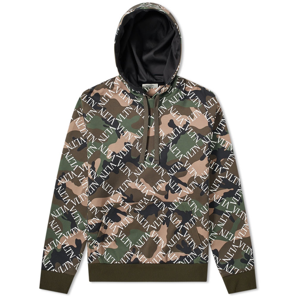 Valentino V Grid Logo Popover Hoody - 1