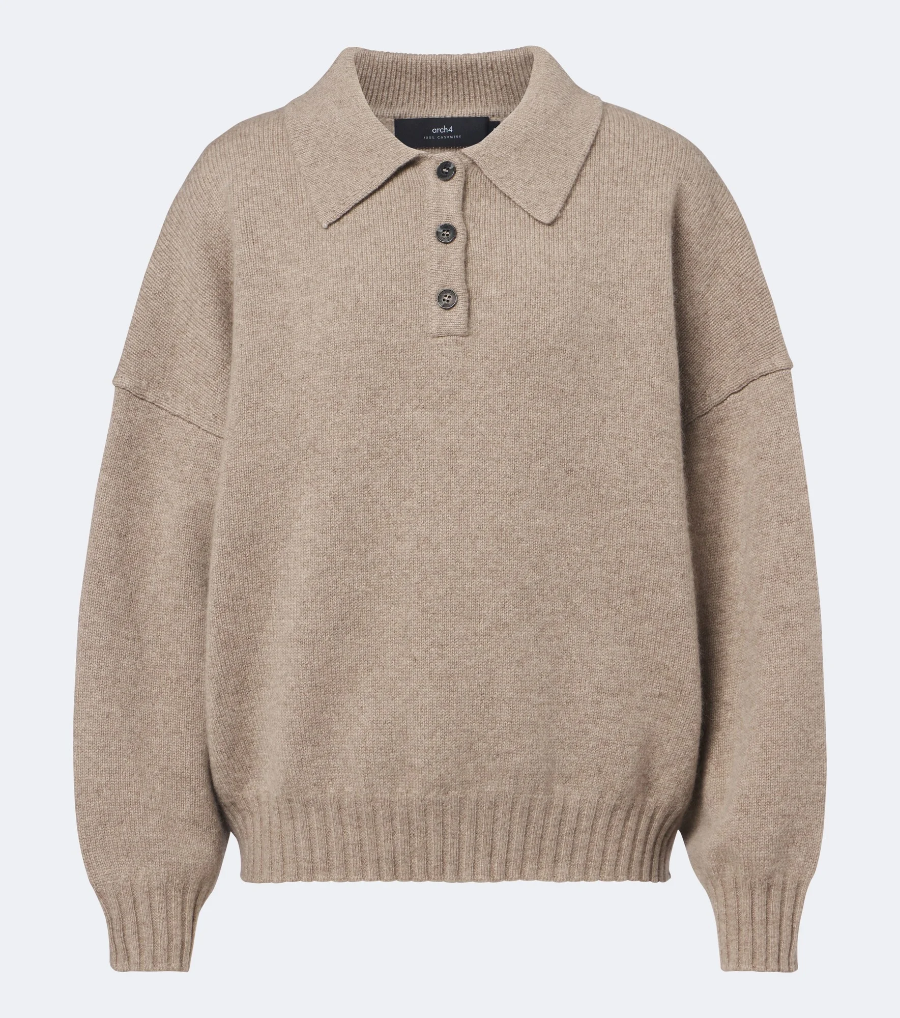 Kings Road cashmere polo sweater - 1