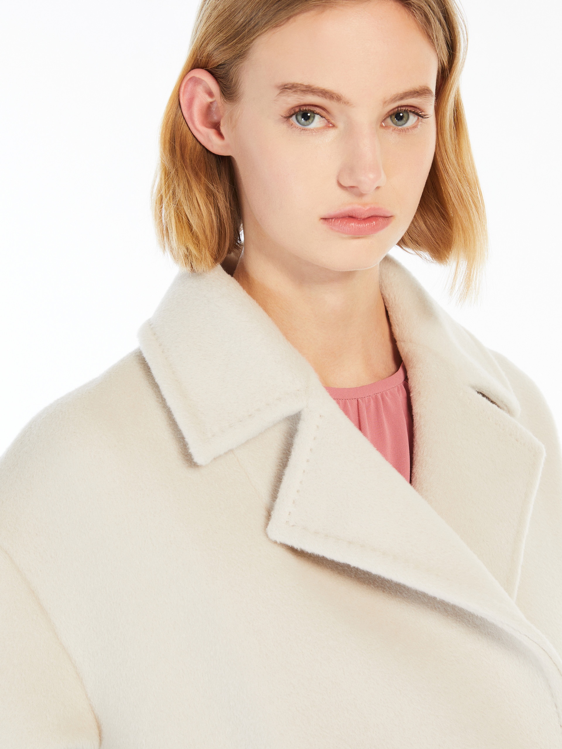 FILOVIA Wool and alpaca pea coat - 5