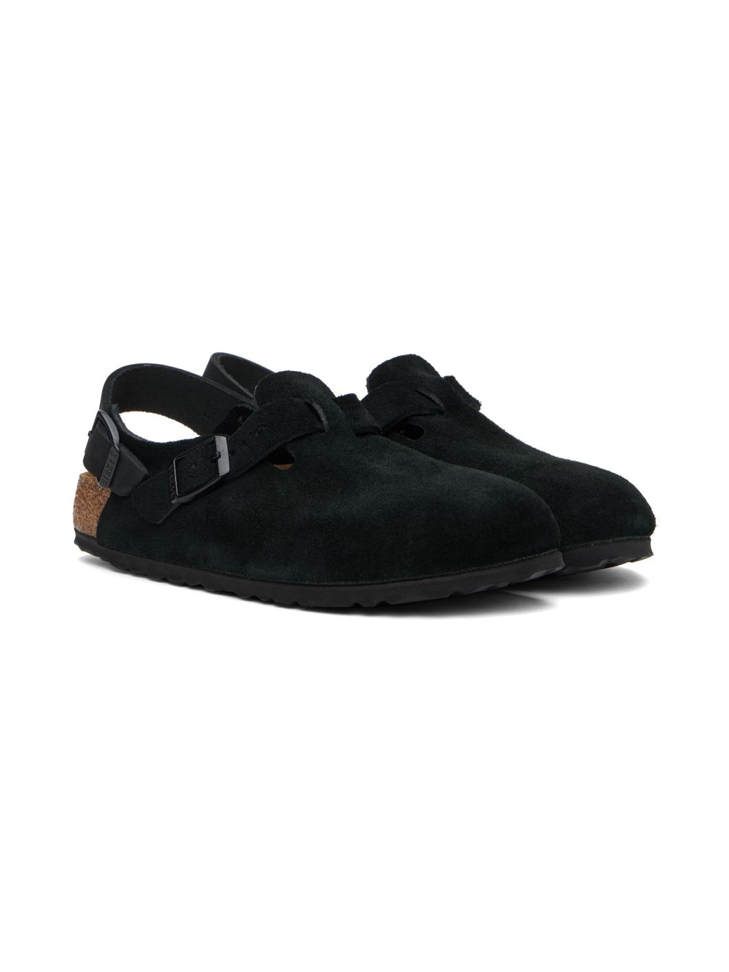 Black Narrow Tokio II Slip-On Loafers - 4