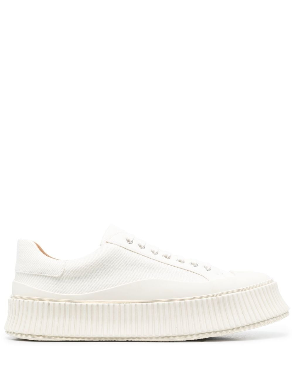 ridged low-top sneakers - 1