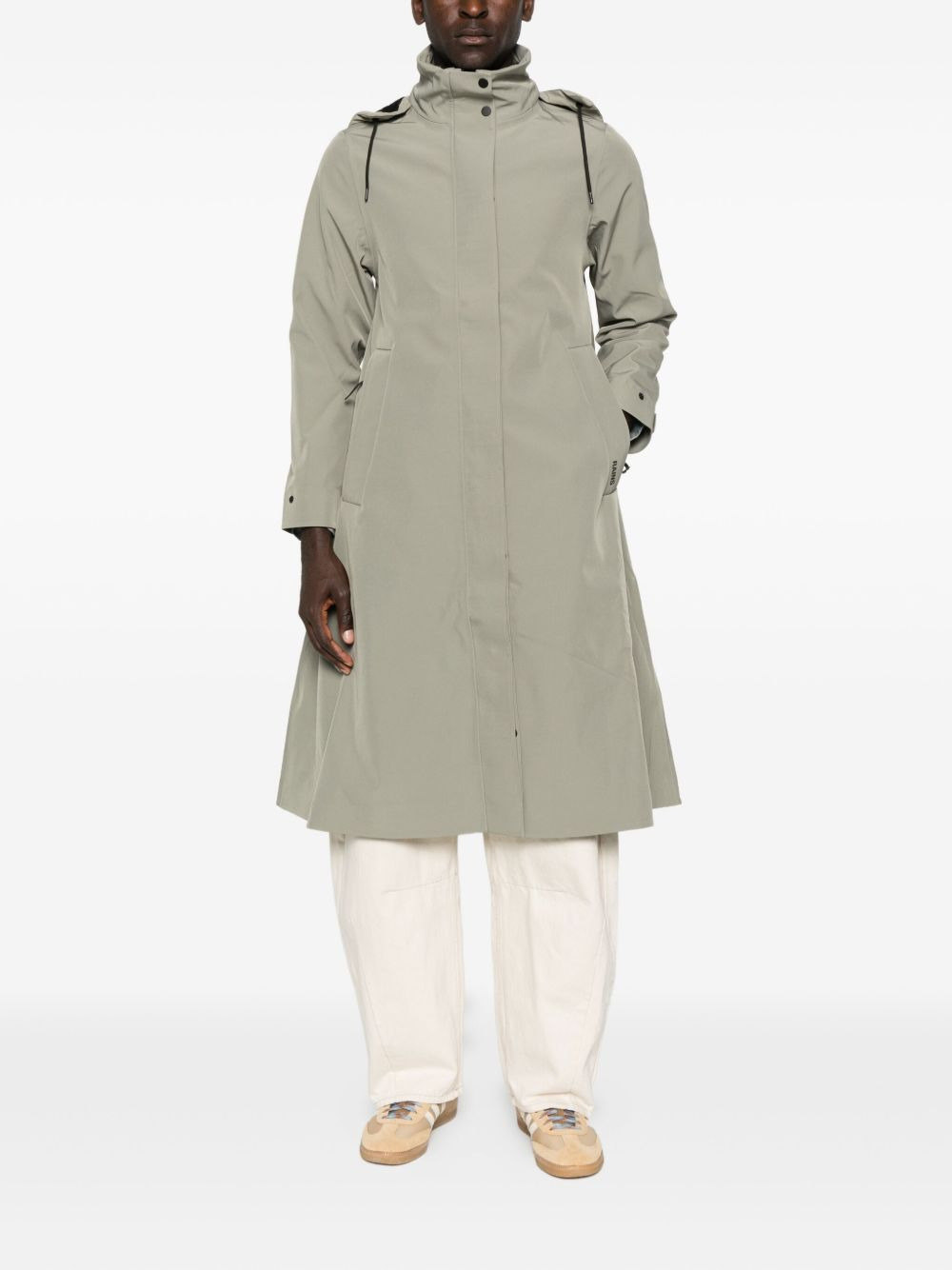 Suva Vision Softshell hooded A-line trench coat - 2