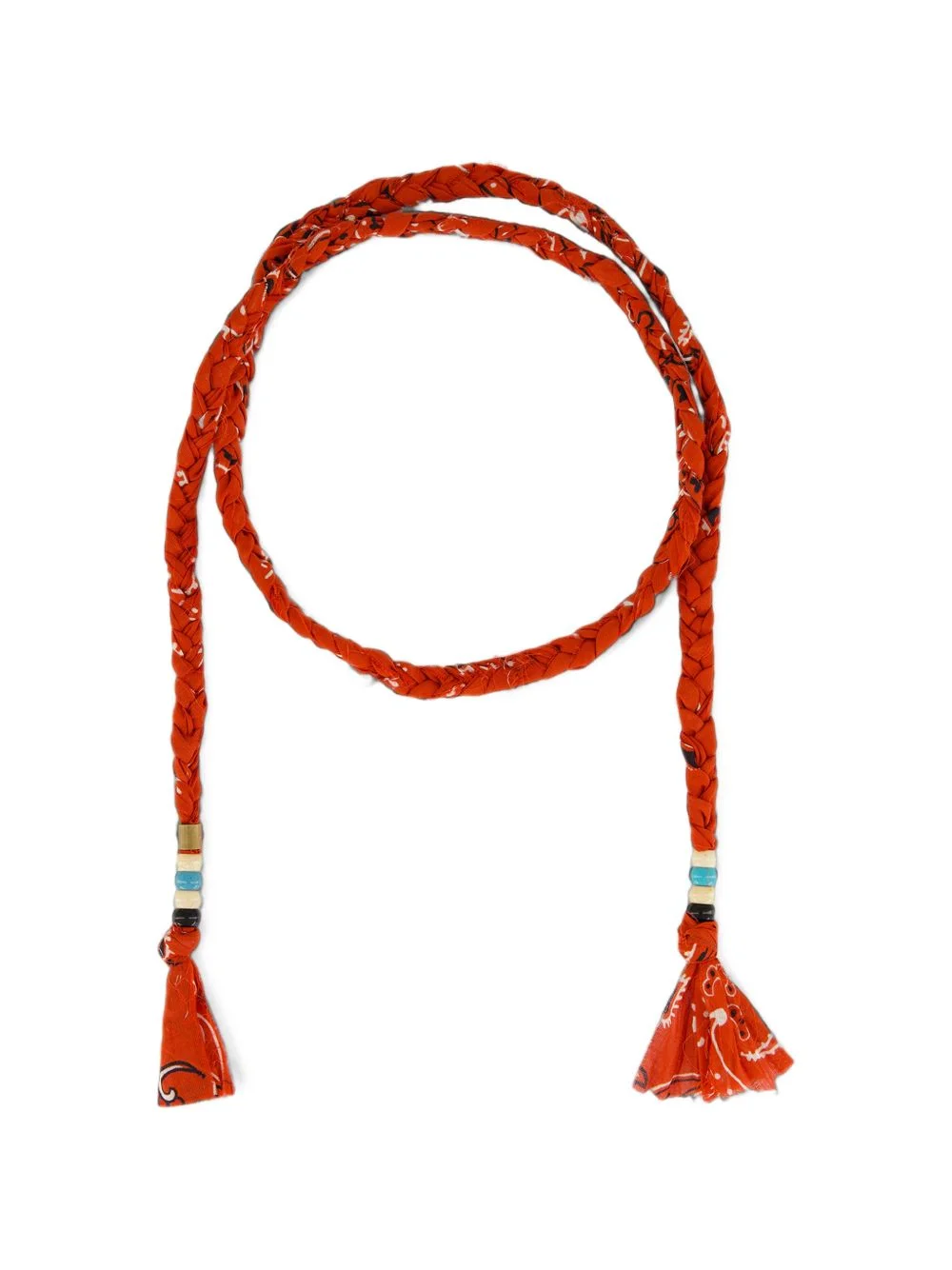 braided bandana necklace - 1