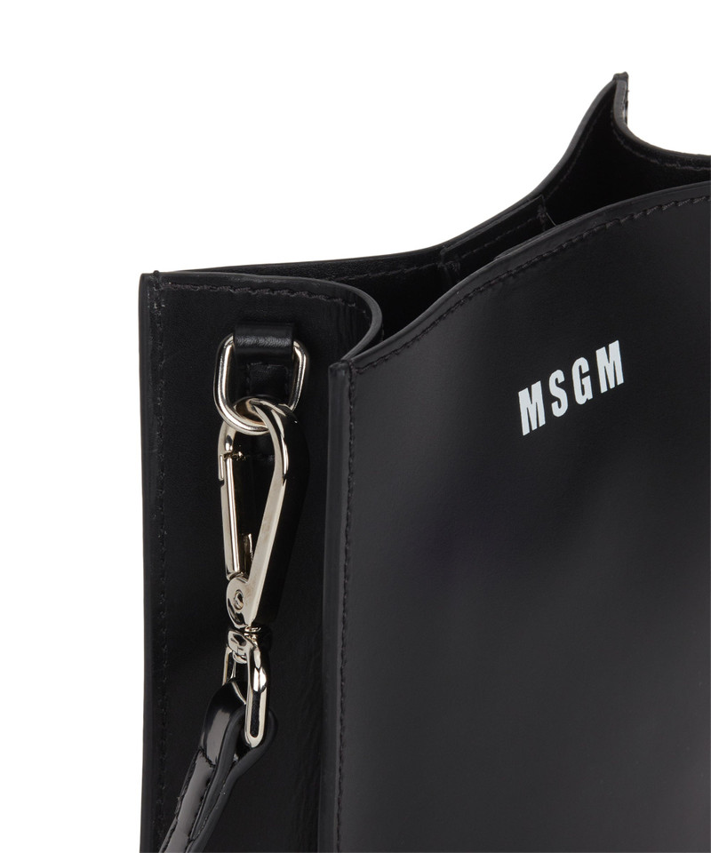 Mini tote bag with micro-logo 3