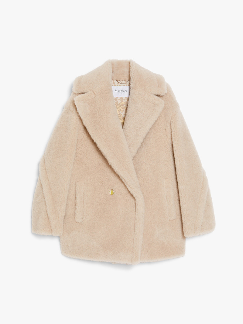 CUBA Short Teddy Bear Icon Coat in alpaca and wool 1