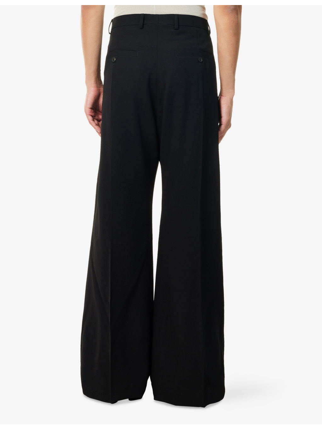 Tailored Belas Wide-Leg Wool Trousers - 4