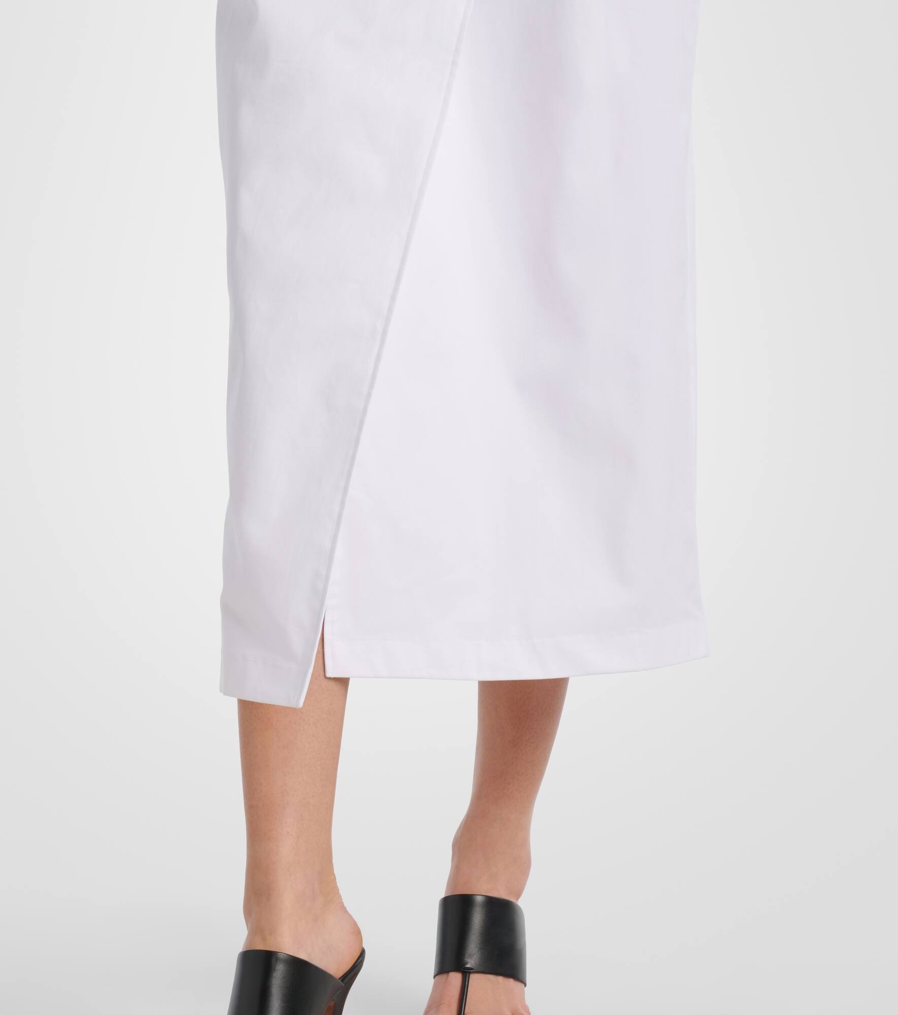 Cotton-blend twill wrap dress - 6