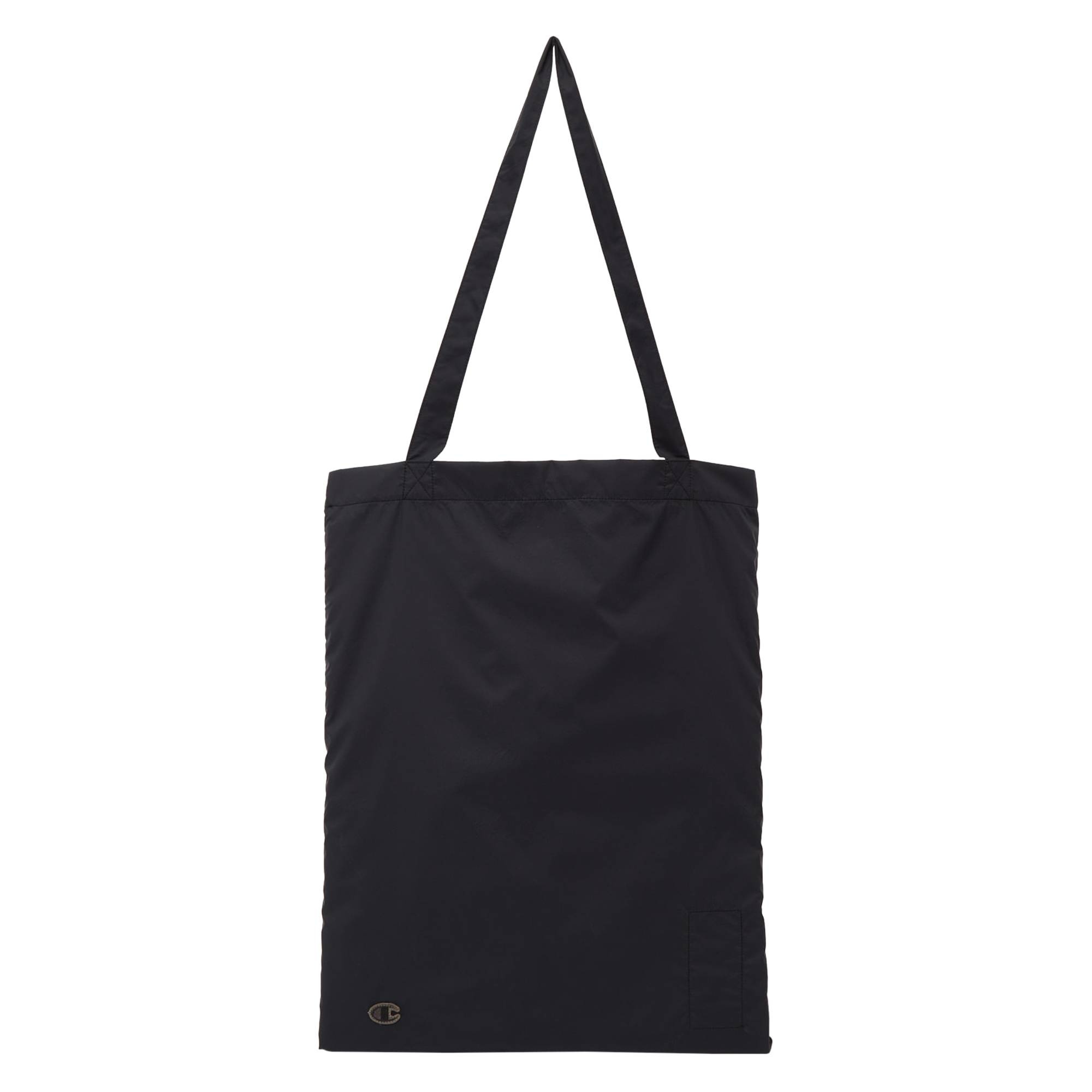 トートバッグ Rick Owens X Champion Black Nylon Tote Bag With Iconic Logo Rick Owens - Rick Owens X Champion Tote Bag | HBX - Globally
