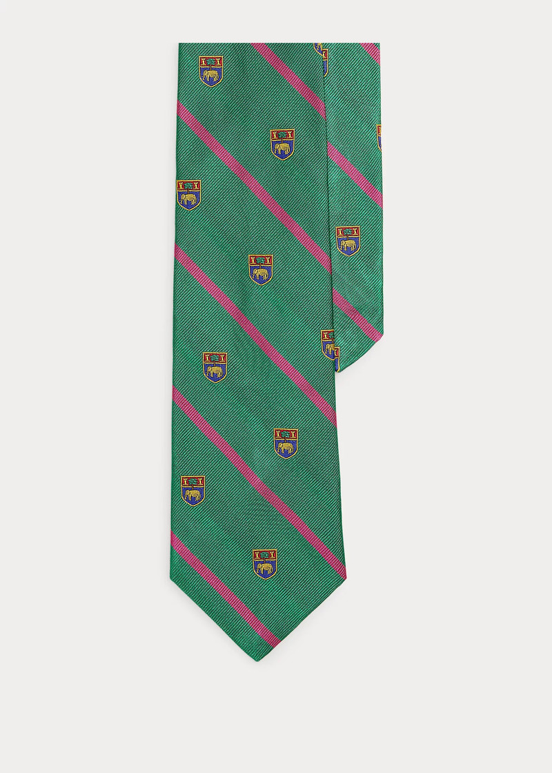Striped Silk Club Tie 1