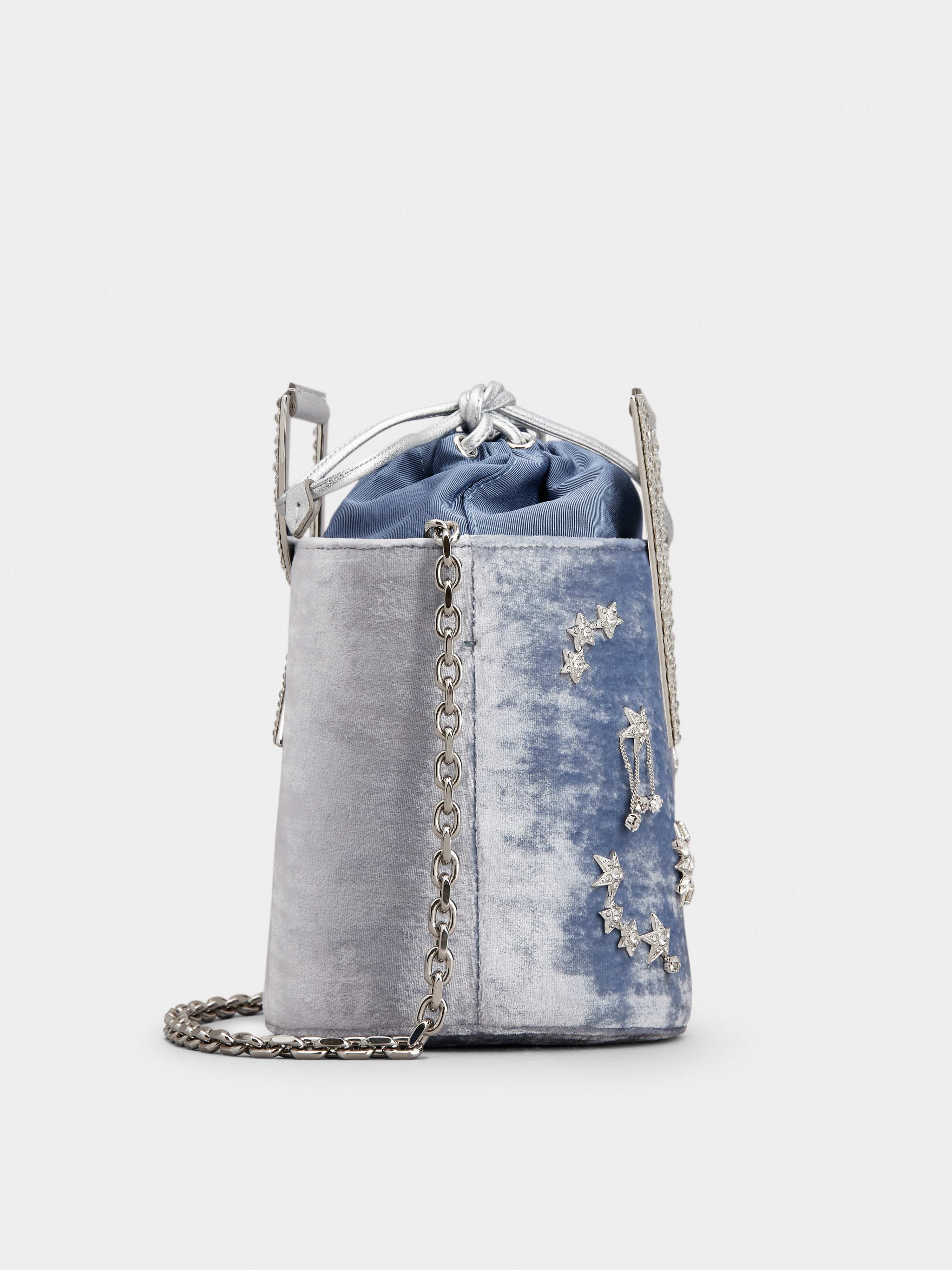 RV Strass Constellation Mini Bag in Velvet - 4