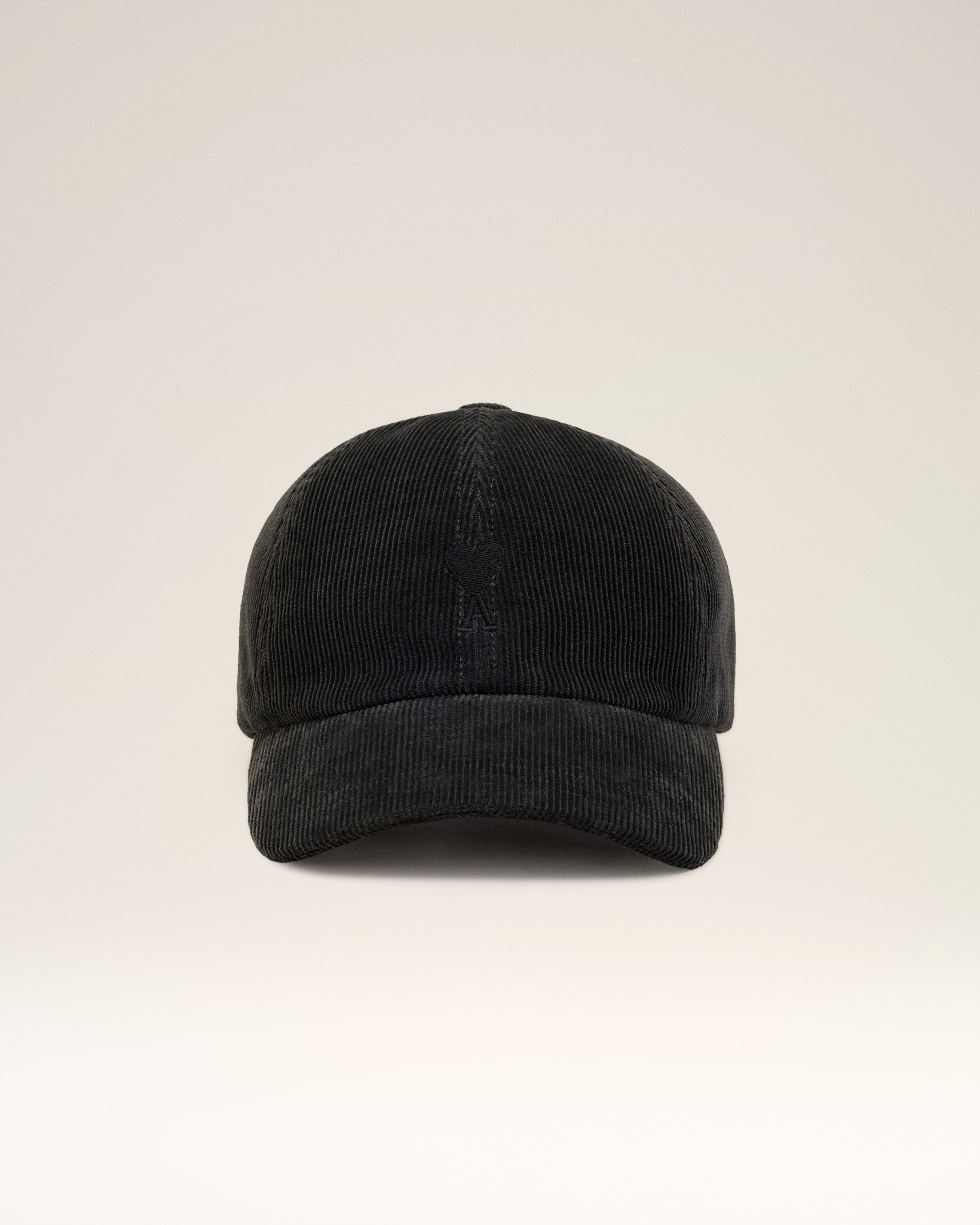 BLACK COTTON AMI DE COEUR CORDUROY CAP - 4
