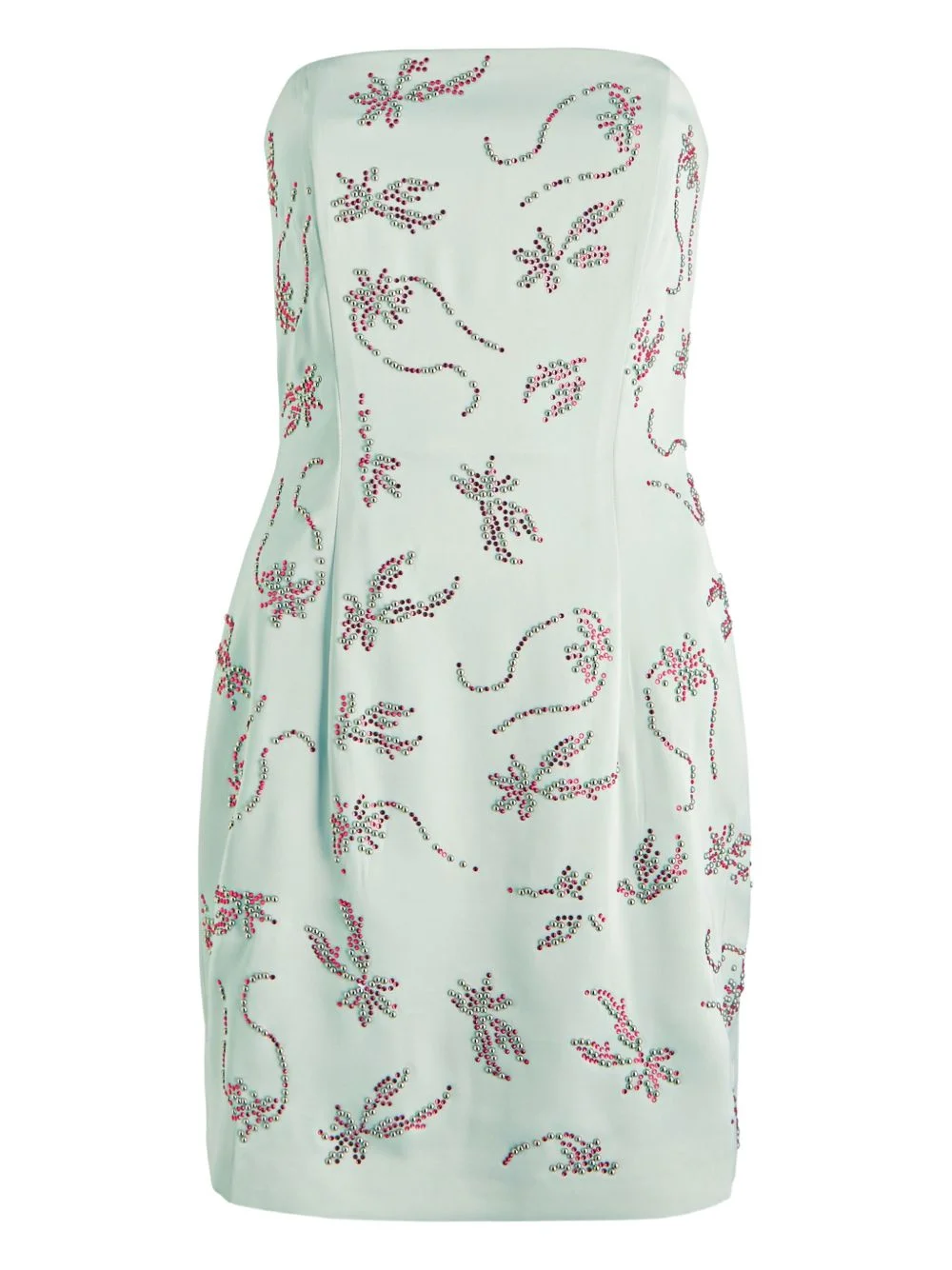 Frasia embellished strapless mini dress - 1