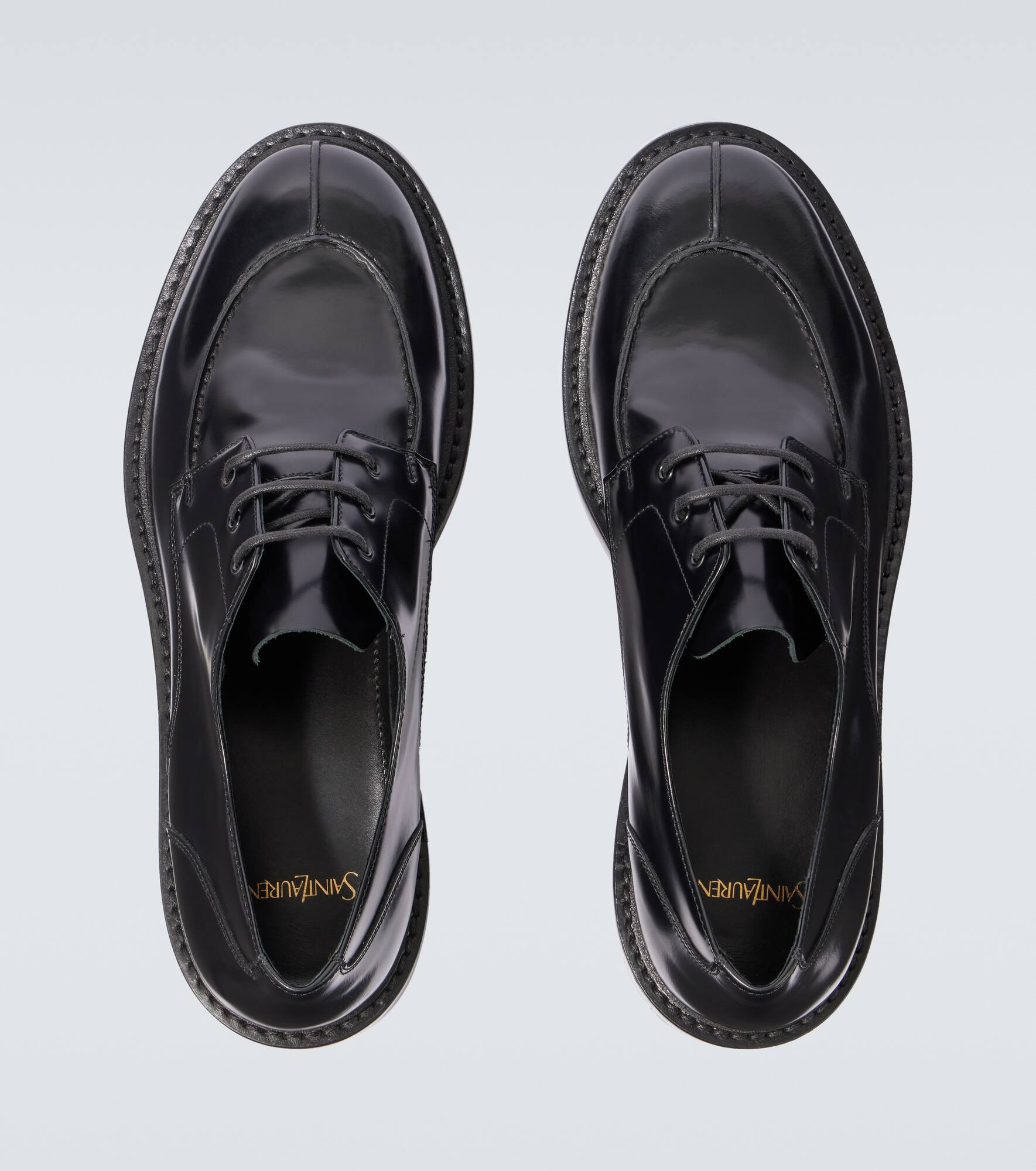 Lino leather derby shoes - 4