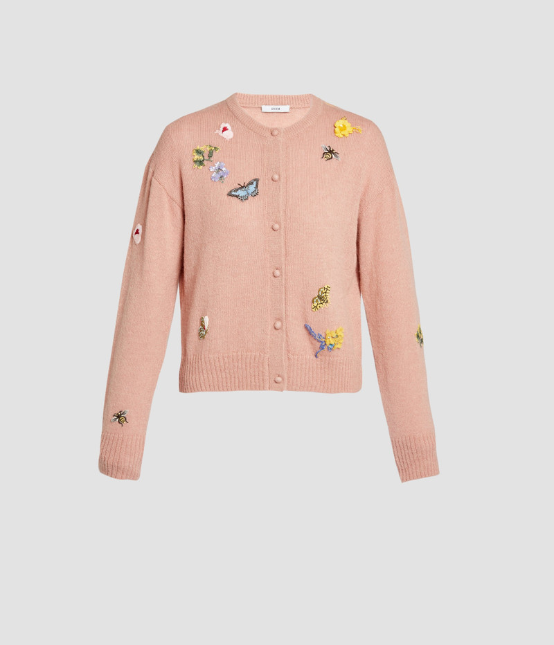 EMBELLISHED CREW NECK CARDIGAN 1
