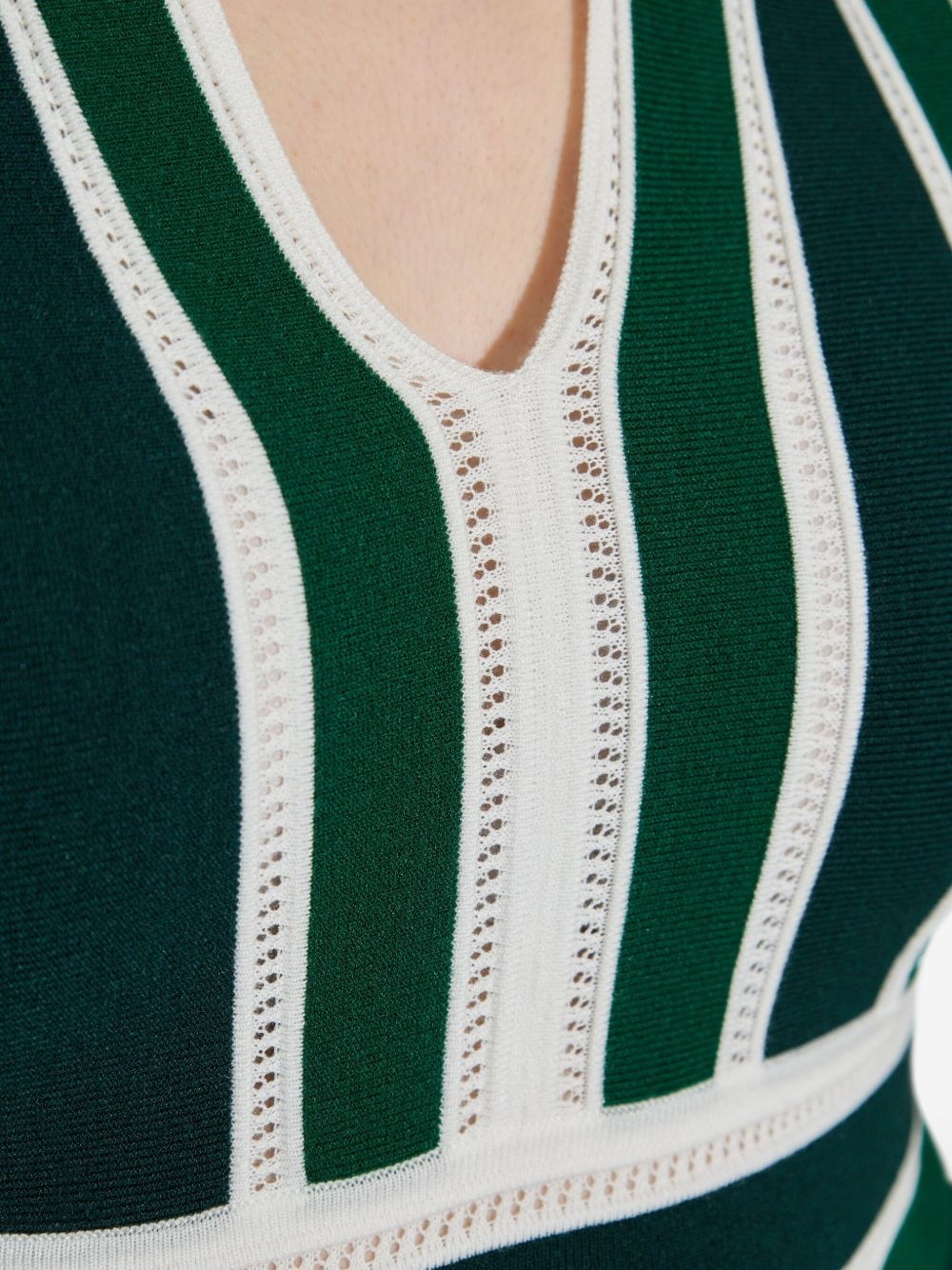 Tallone striped A-line dress - 5