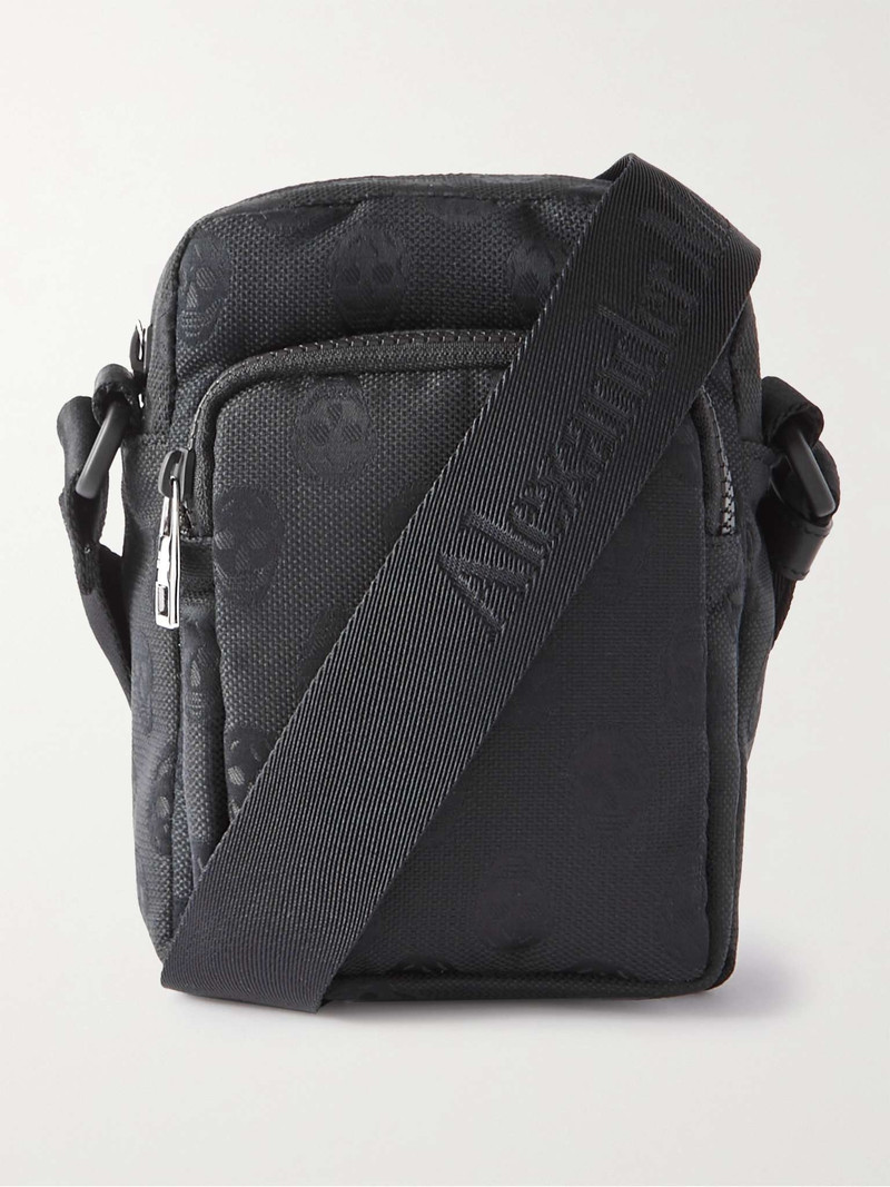 Logo-Jacquard Canvas Messenger bag 1