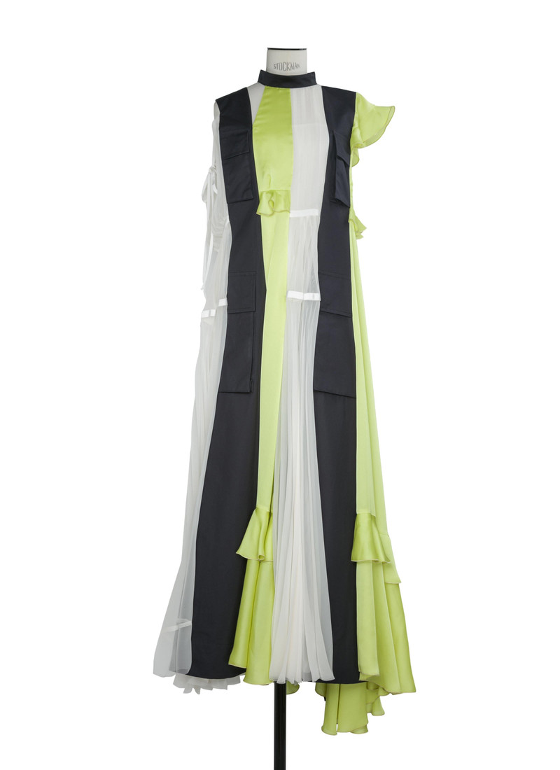 Fabric Mix Dress 1