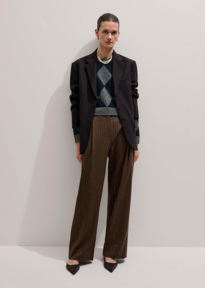 Pleat Straight Pant 3